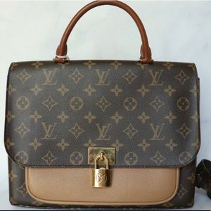 REDUCED-Like new Louis Vuitton Sesame Marignan Bag